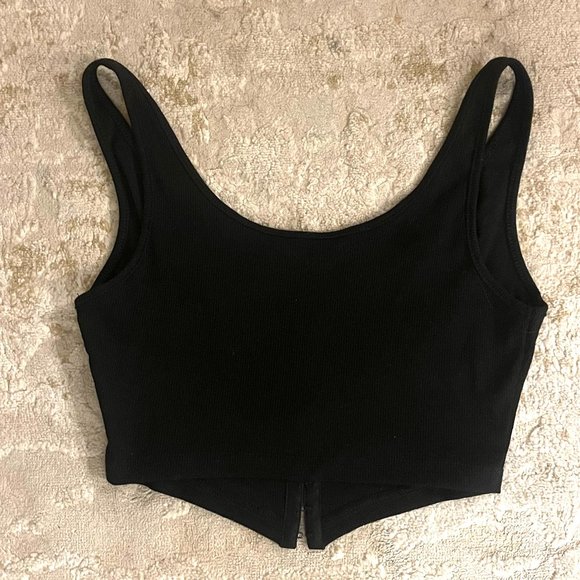 Crop Top Bustier Scoop Neck - Picture 2 of 2